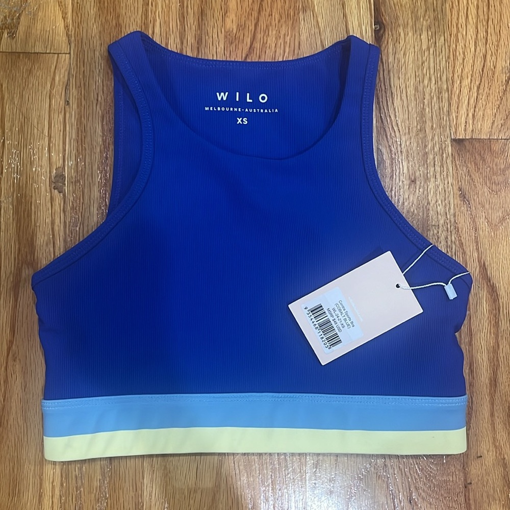 WILO the Label Contra Sports Bra - Cobalt Blue - XS